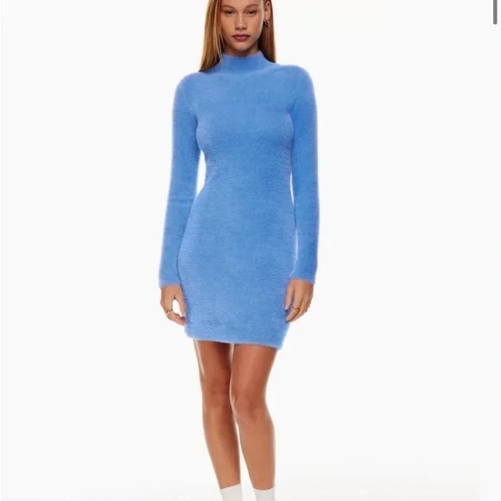 Aritzia Sunday Best Milan dress in Blue